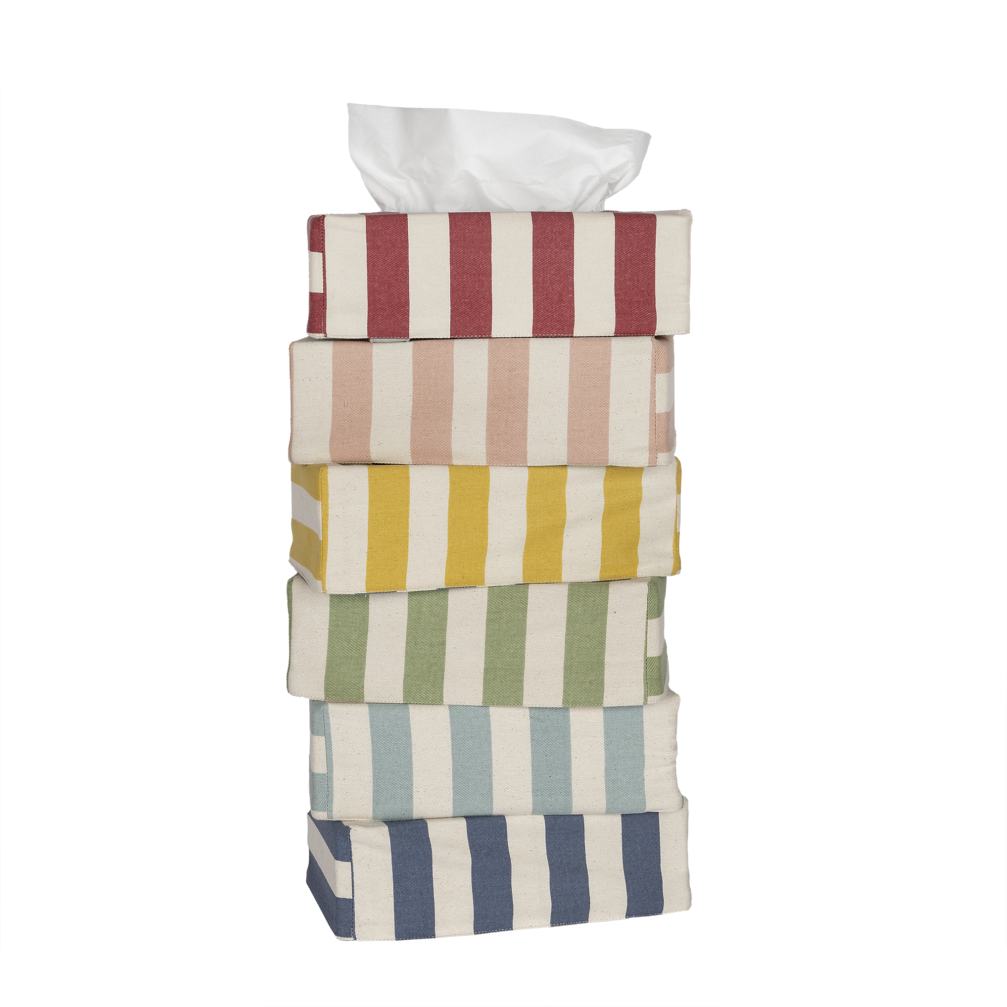 The OG Tangier Stripe Tissue Box Cover