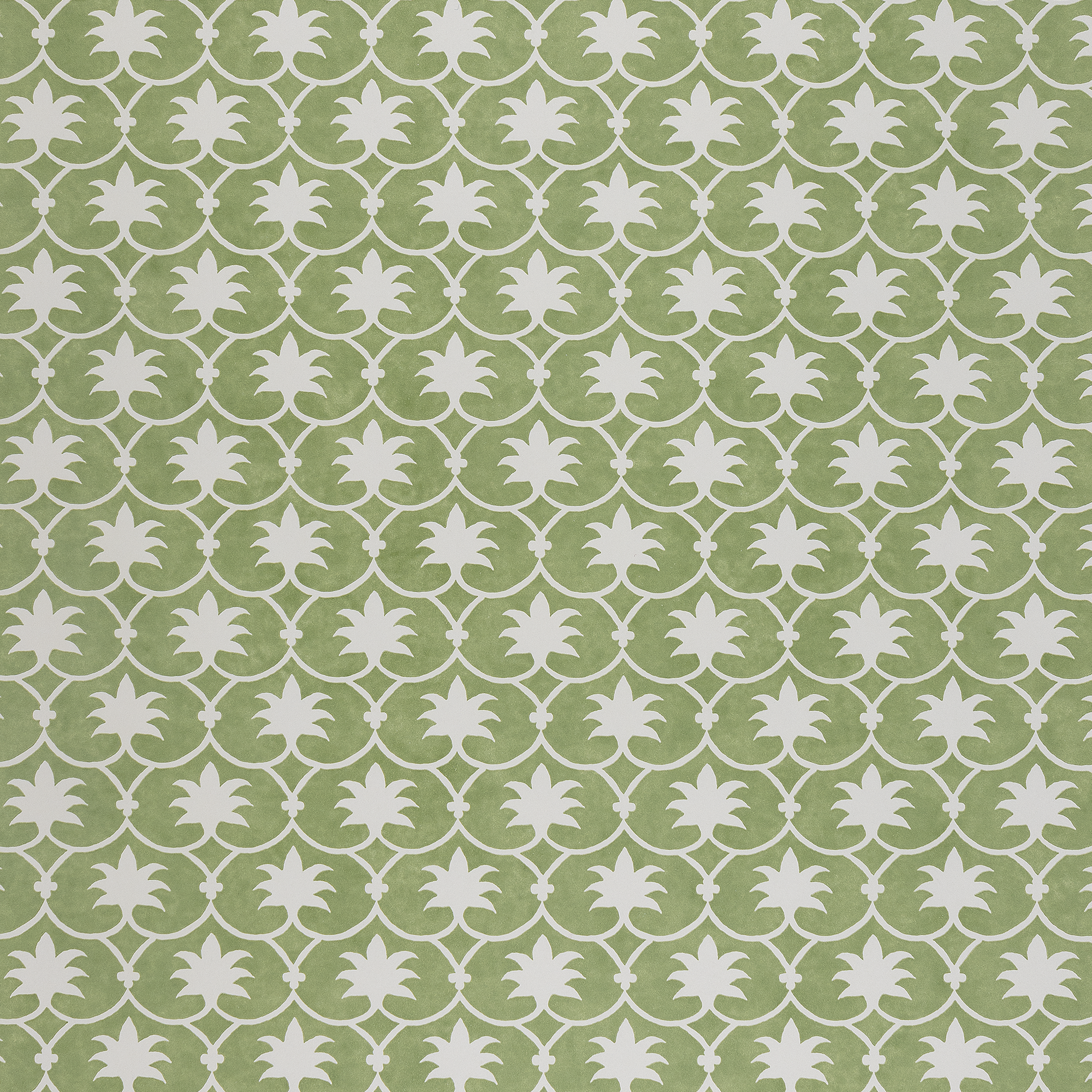 Palm Grove Wallpaper - Olive Inverse