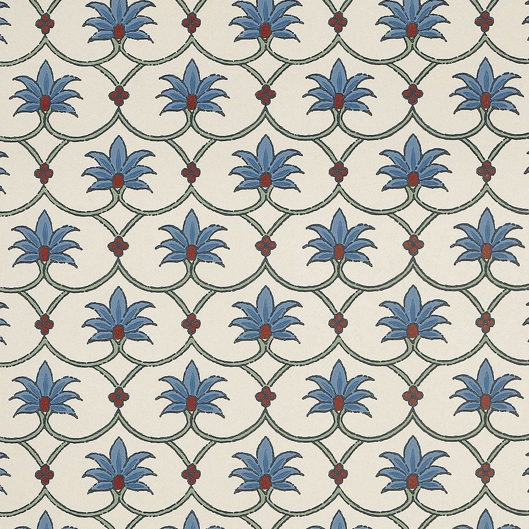 Palm Grove Wallpaper - French Blue - PRE ORDER