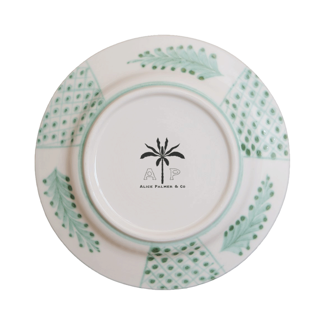 Palm & Fern Side Plate - Set of 4