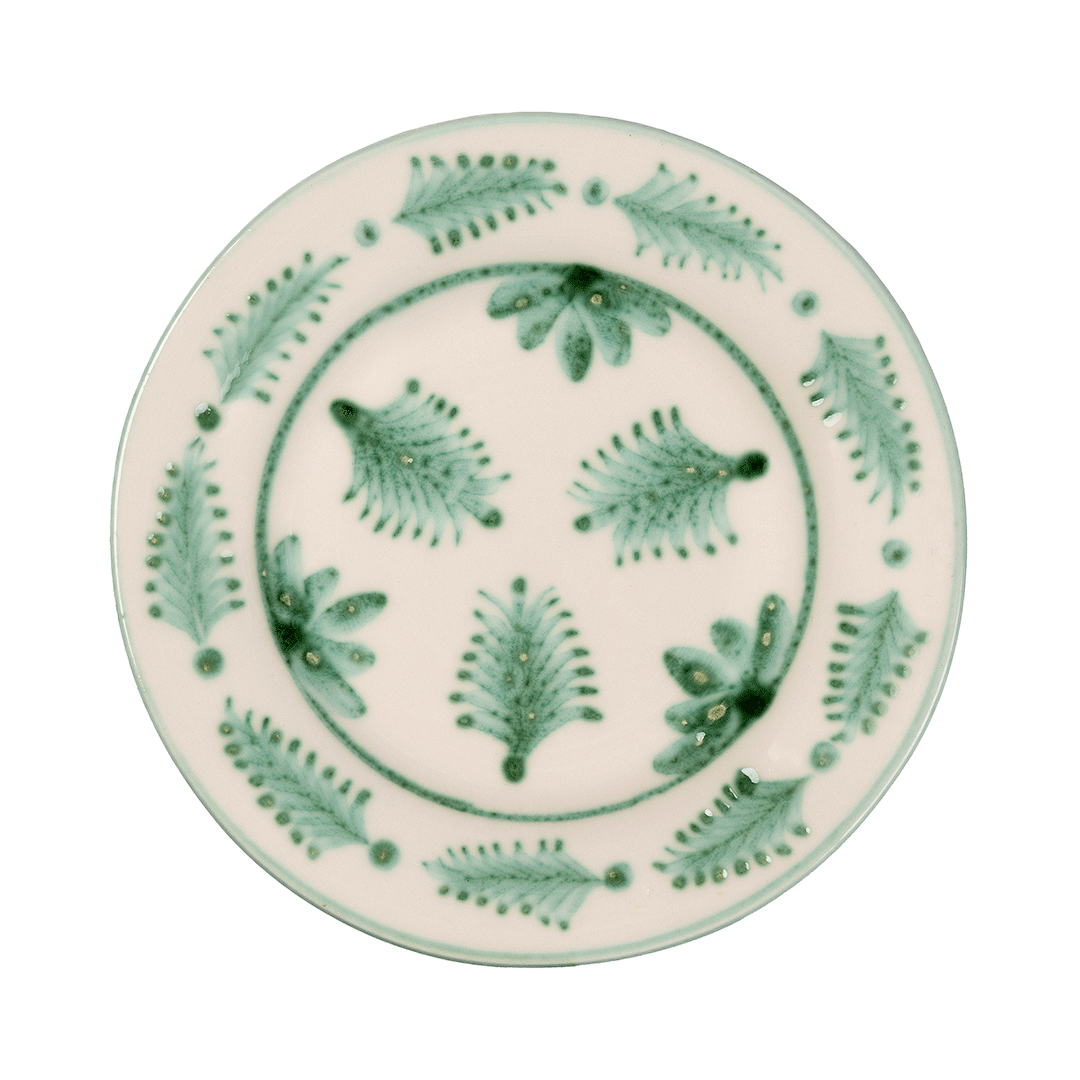 Palm & Fern Side Plate - Set of 4