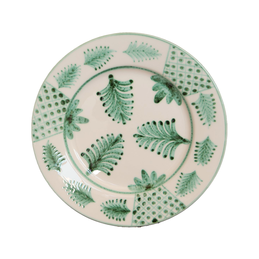 Palm & Fern Dinner Plate - Set of 4