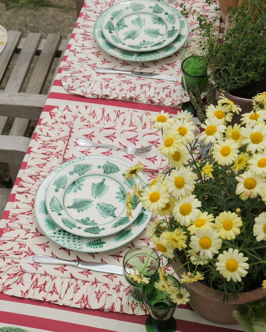 Palm & Fern Dinner Plate - Set of 4