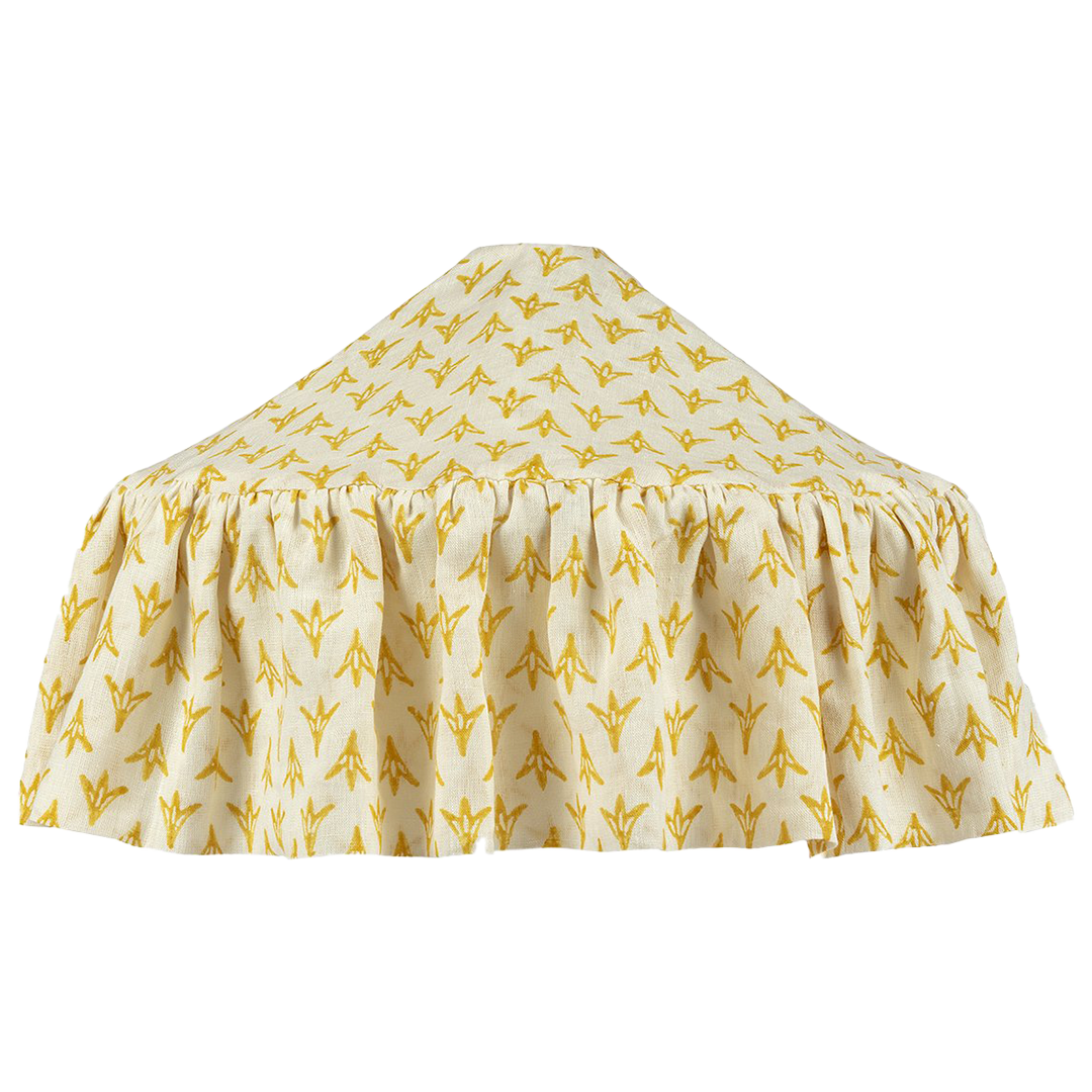 Daffodil Papaya Linen Pantry Lampshade