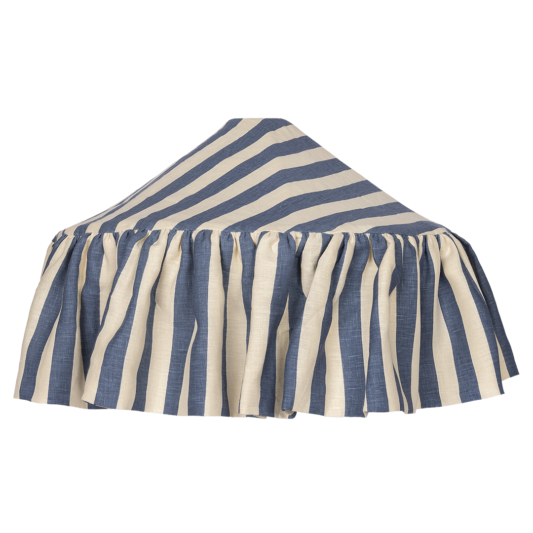 Tangier Denim Stripe Linen Pantry Lampshade