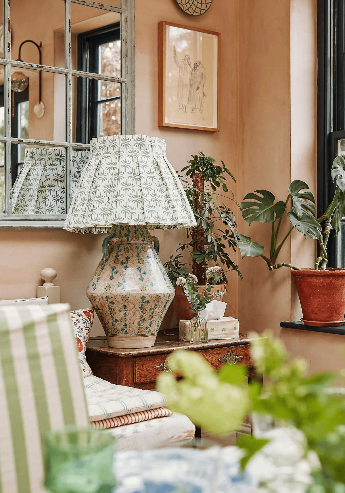 Callaloo Cotton Lampshades