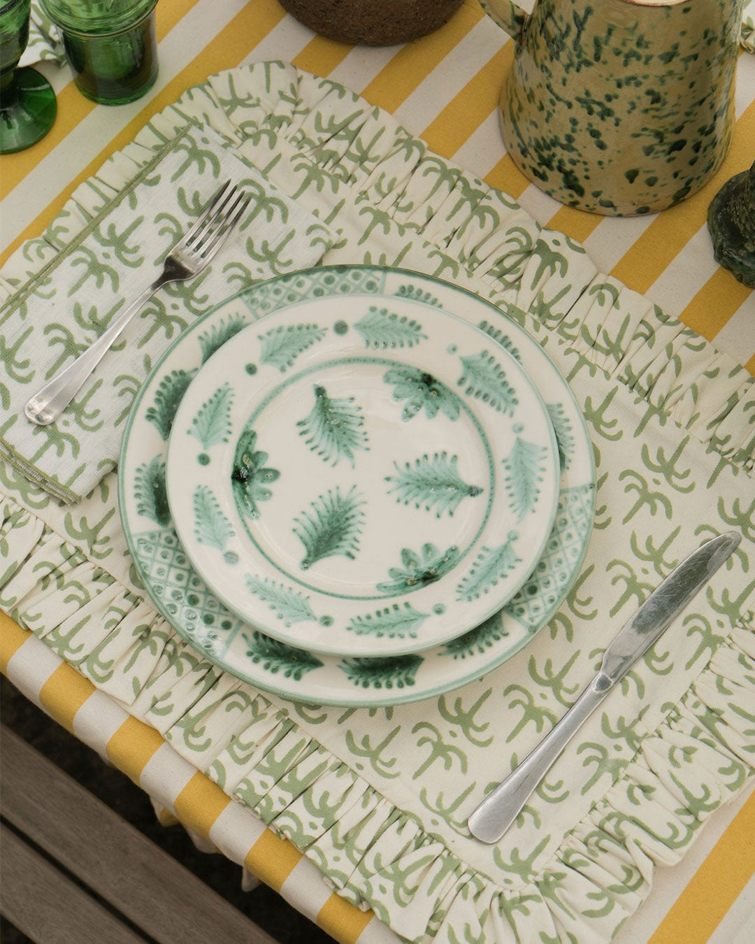 Green Callaloo Placemat