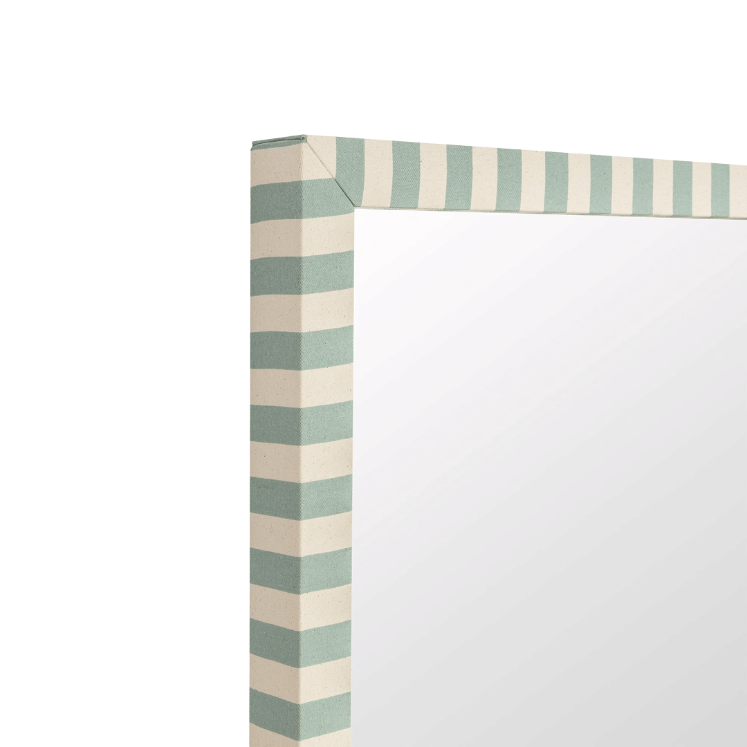 Iceberg Striped Fabric Mirror