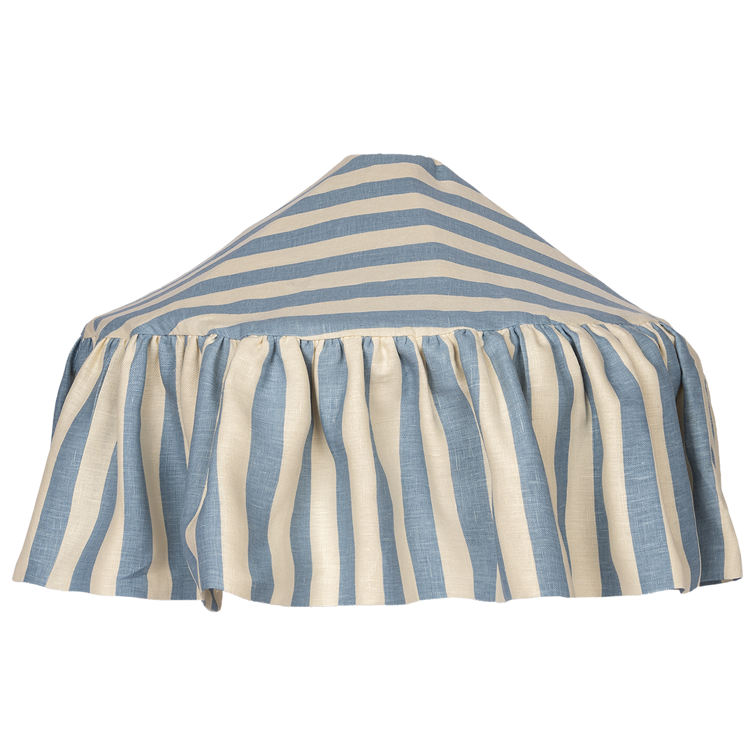 Tangier Iceberg Stripe Linen Pantry Lampshade