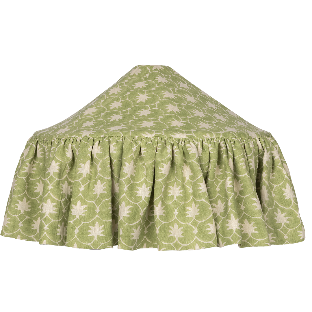 Olive Palm Grove Inverse Linen Pantry Lampshade