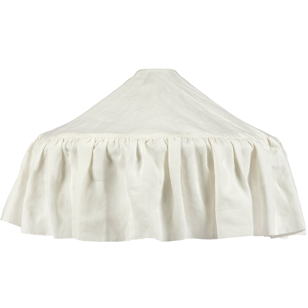 White Linen Pantry Lampshade
