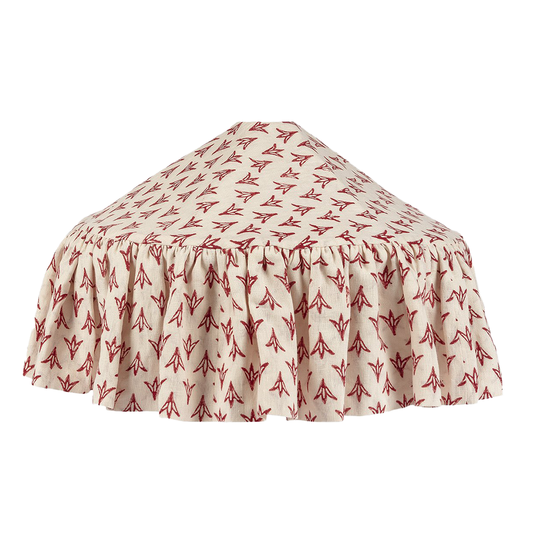 Poppy Papaya Linen Pantry Lampshade