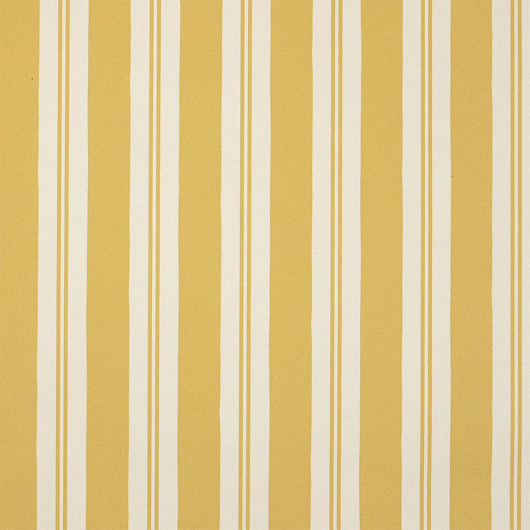 Raj Mustard Stripe Wallpaper