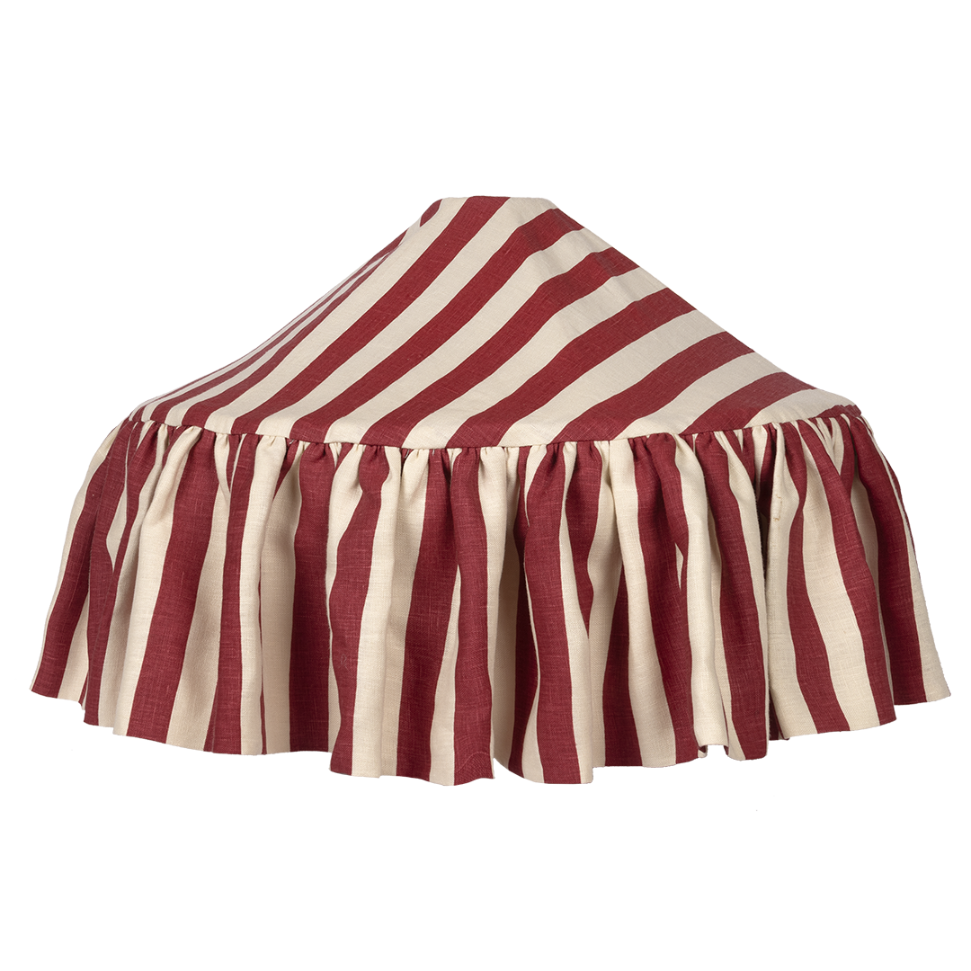 Tangier Red Stripe Linen Pantry Lampshade