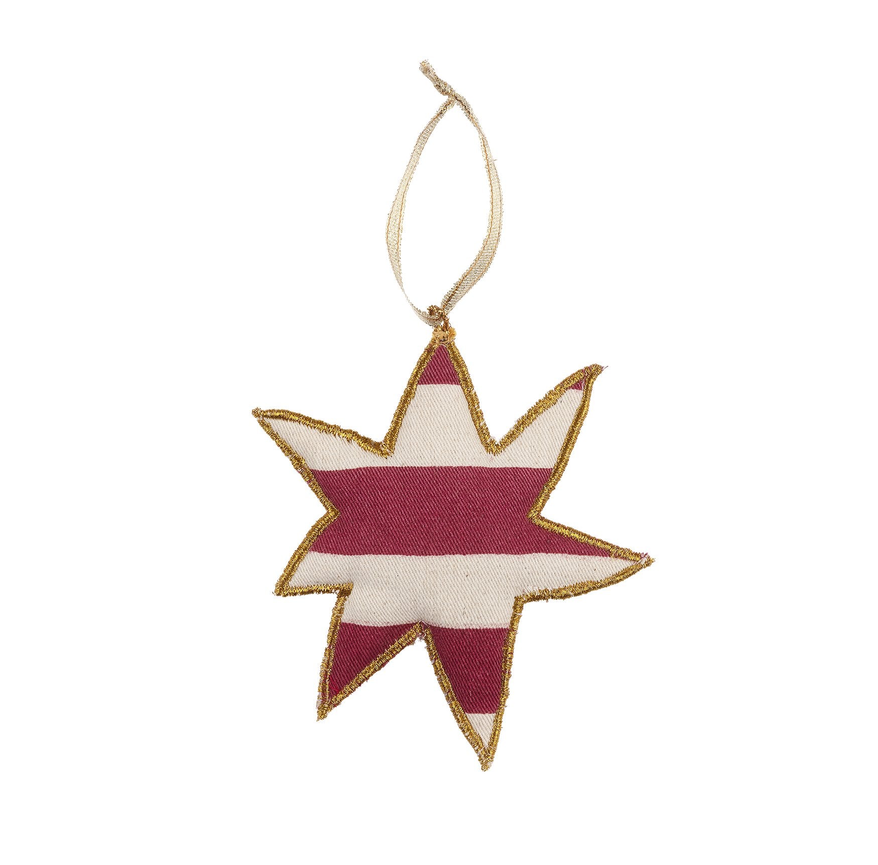 Red Tangier Wonky Star - Alice Palmer & Co