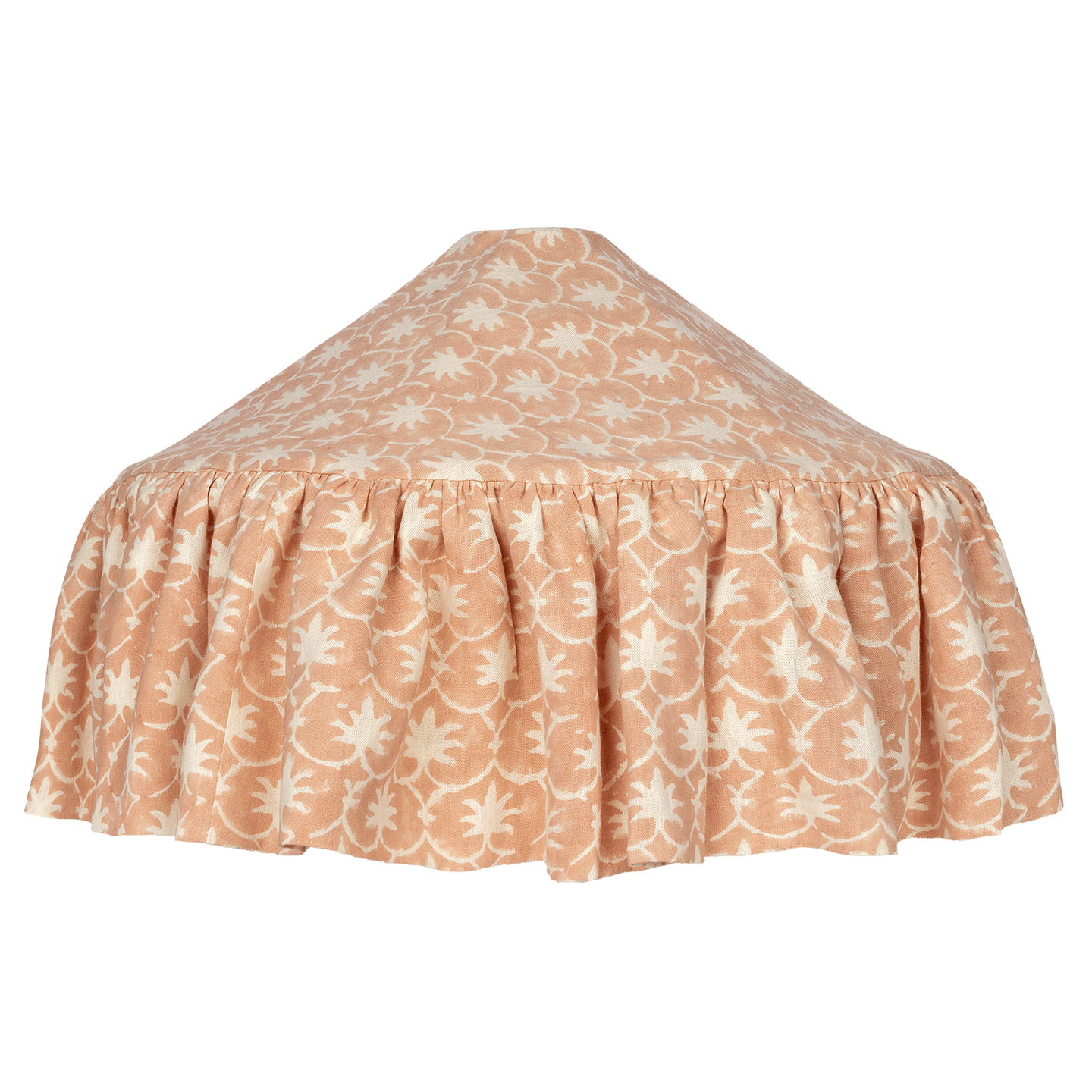 Rhubarb Palm Grove Inverse Linen Pantry Lampshade