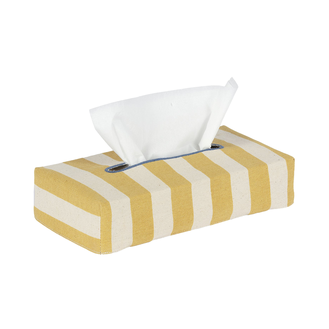 Skinny Tangier Stripe Tissue Box Cover