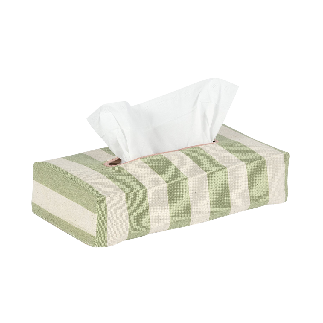 Skinny Tangier Stripe Tissue Box Cover