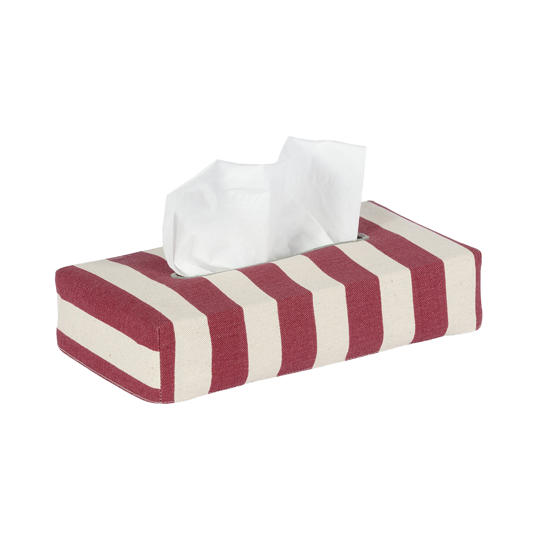 Skinny Tangier Stripe Tissue Box Cover