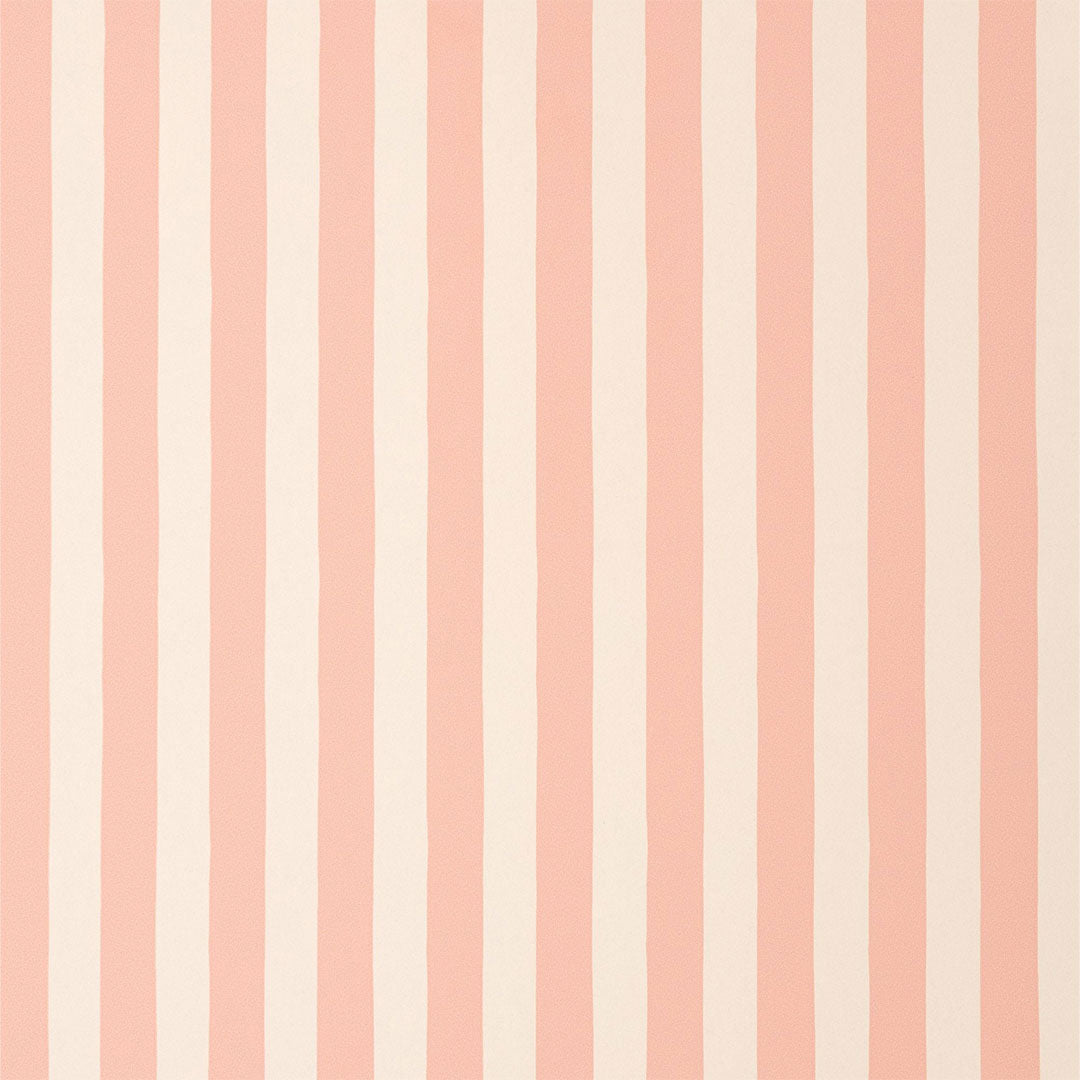 Tangier Rhubarb Stripe Wallpaper