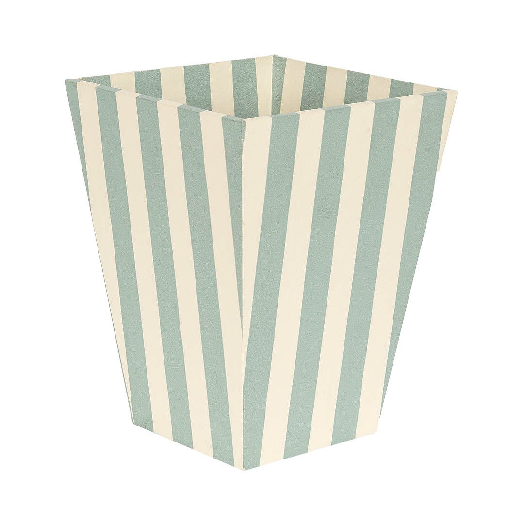 Tangier Iceberg Stripe Waste Paper Bin