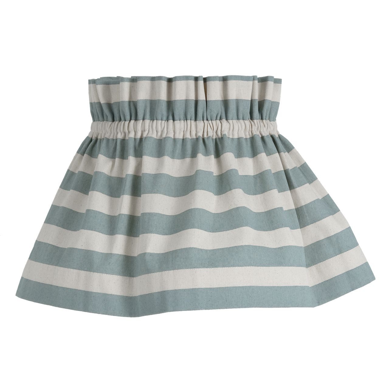 Tangier Iceberg Blue Stripe Scrunchie Lampshade