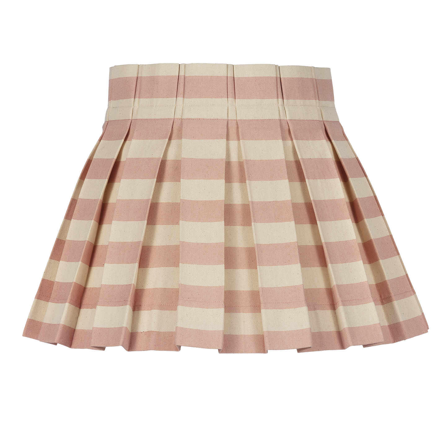 Tangier Rhubarb Stripe Box Pleat Lampshade