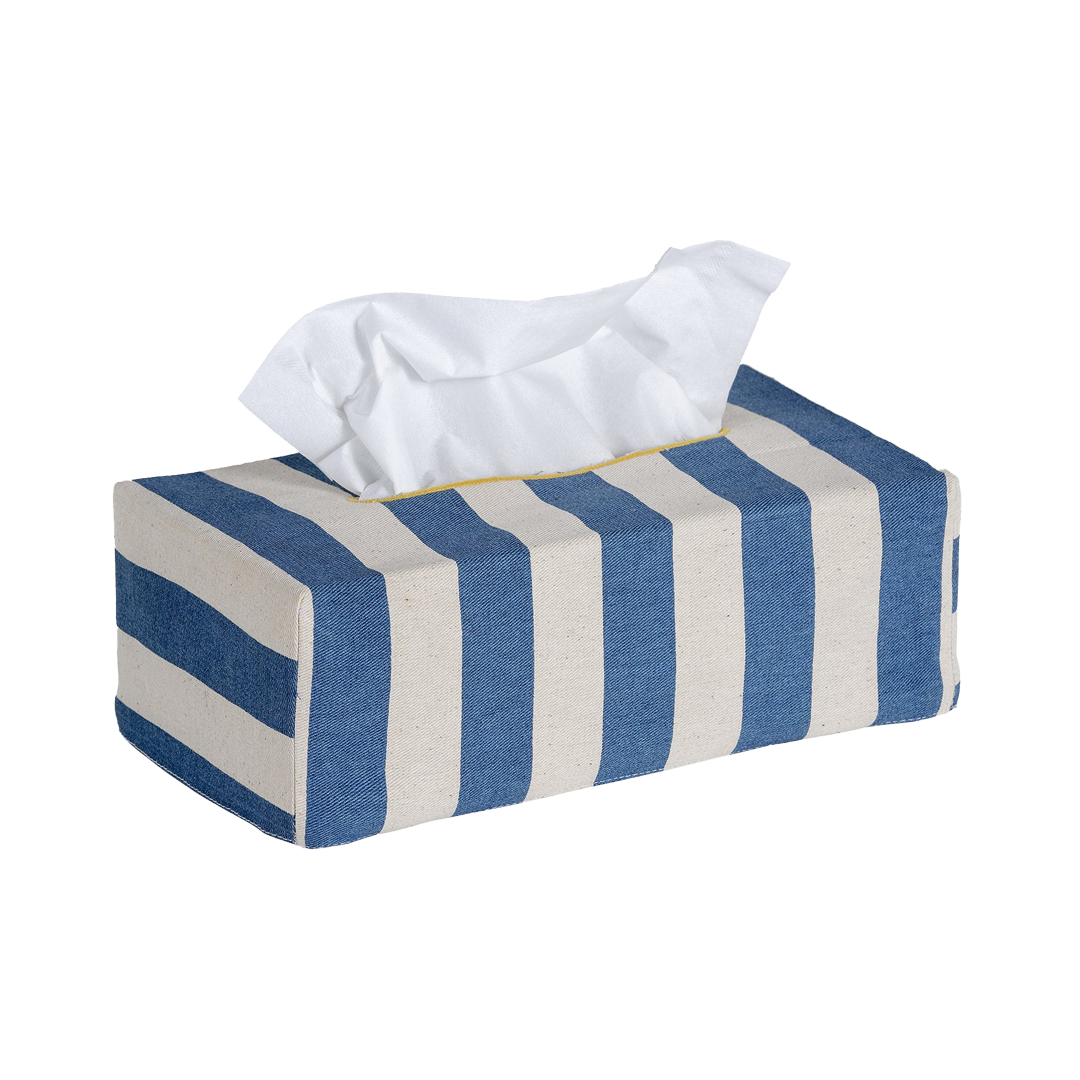 The OG Tangier Stripe Tissue Box Cover