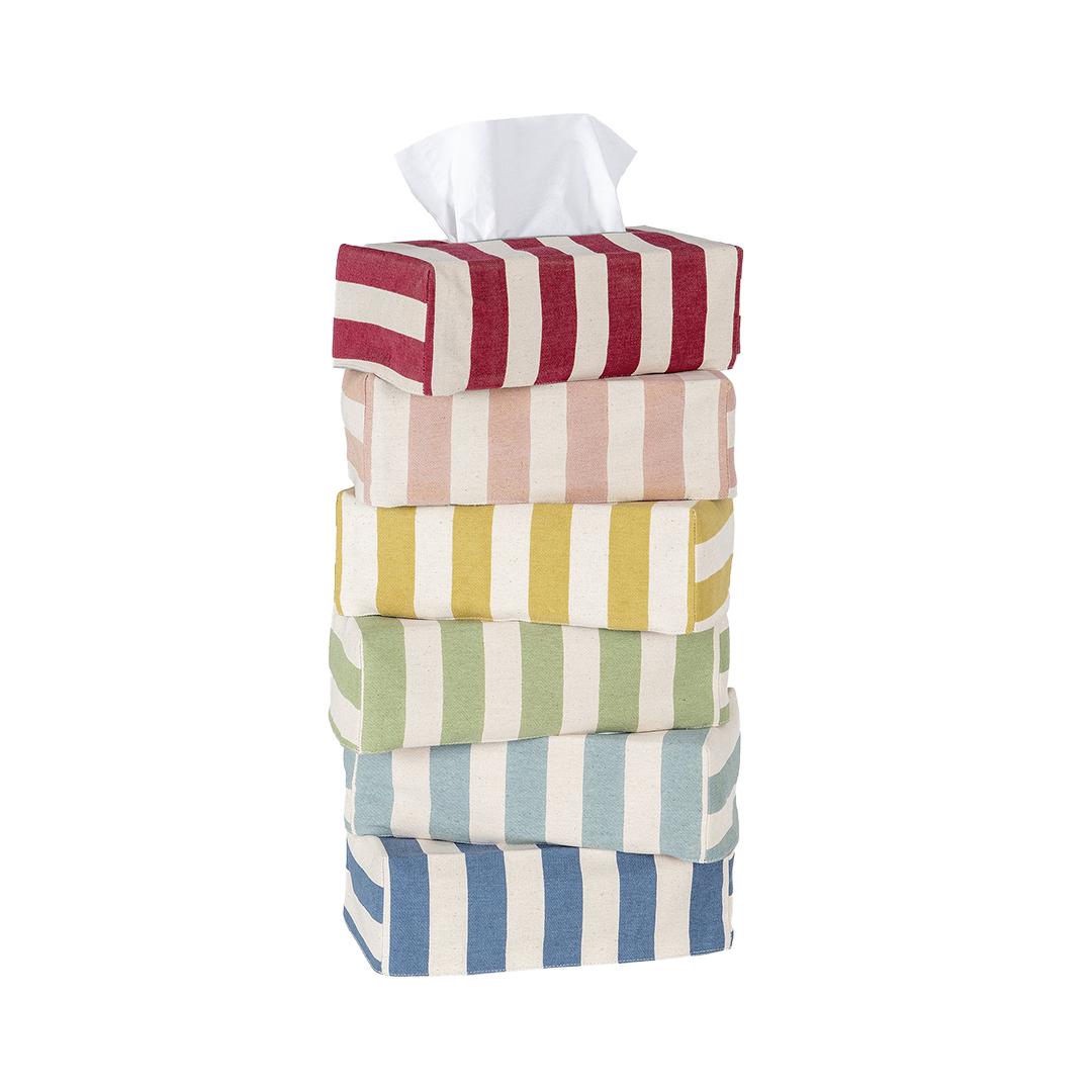 The OG Tangier Stripe Tissue Box Cover
